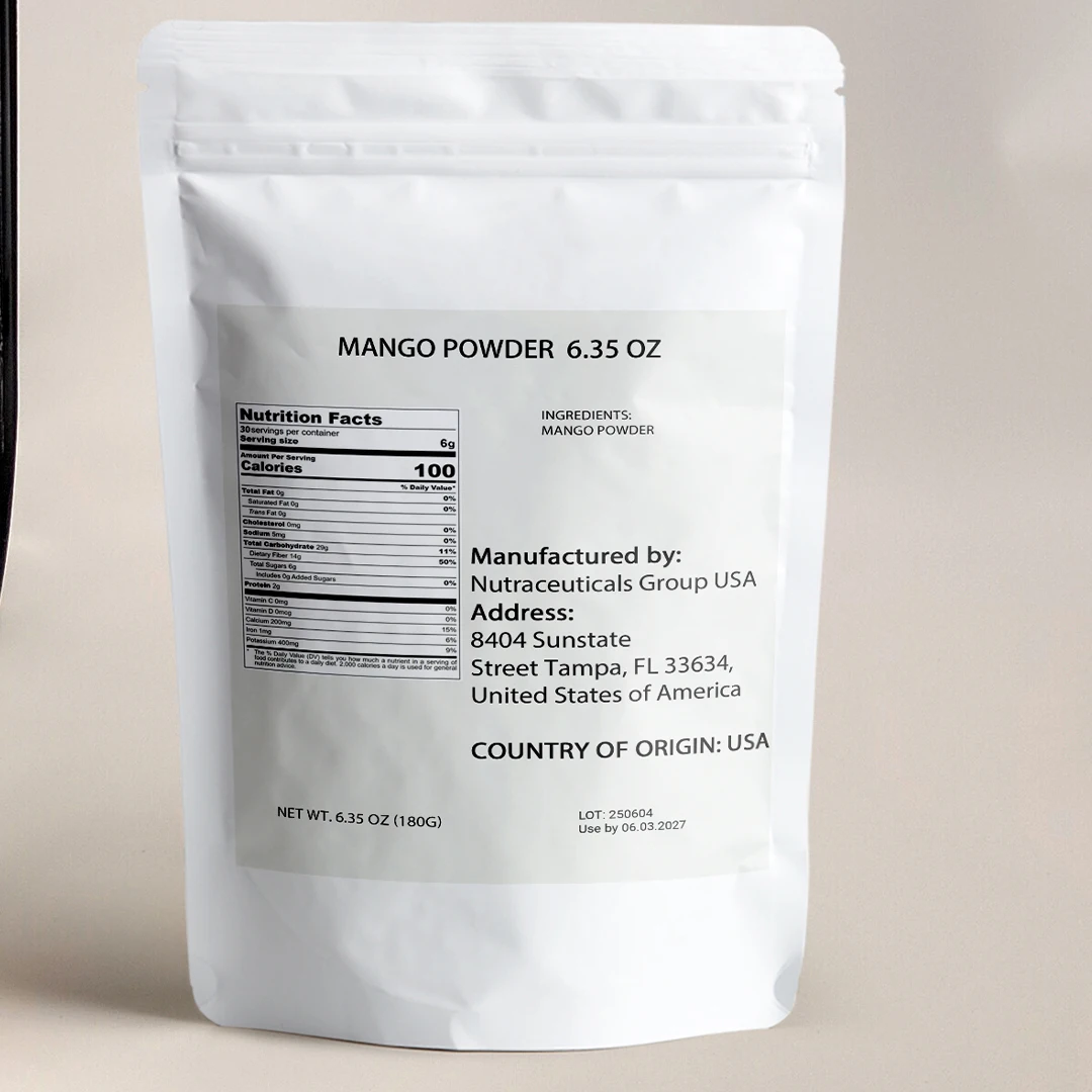 Mango Powder, Tropical Sweet for Smoothies, Baking, Cooking, 6.35oz Pack