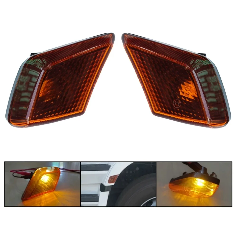 1 para 24V LED narożnych świateł kabiny do Mercedes Benz Actros MP4 Truck Side Marker Turn Signal 9608201021 9608201121 Akcesorium — 2
