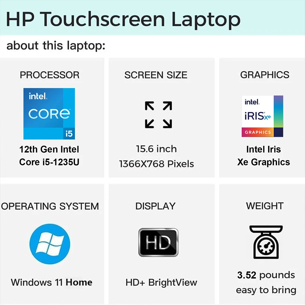 HP 2024 Newest Business Laptop,15.6