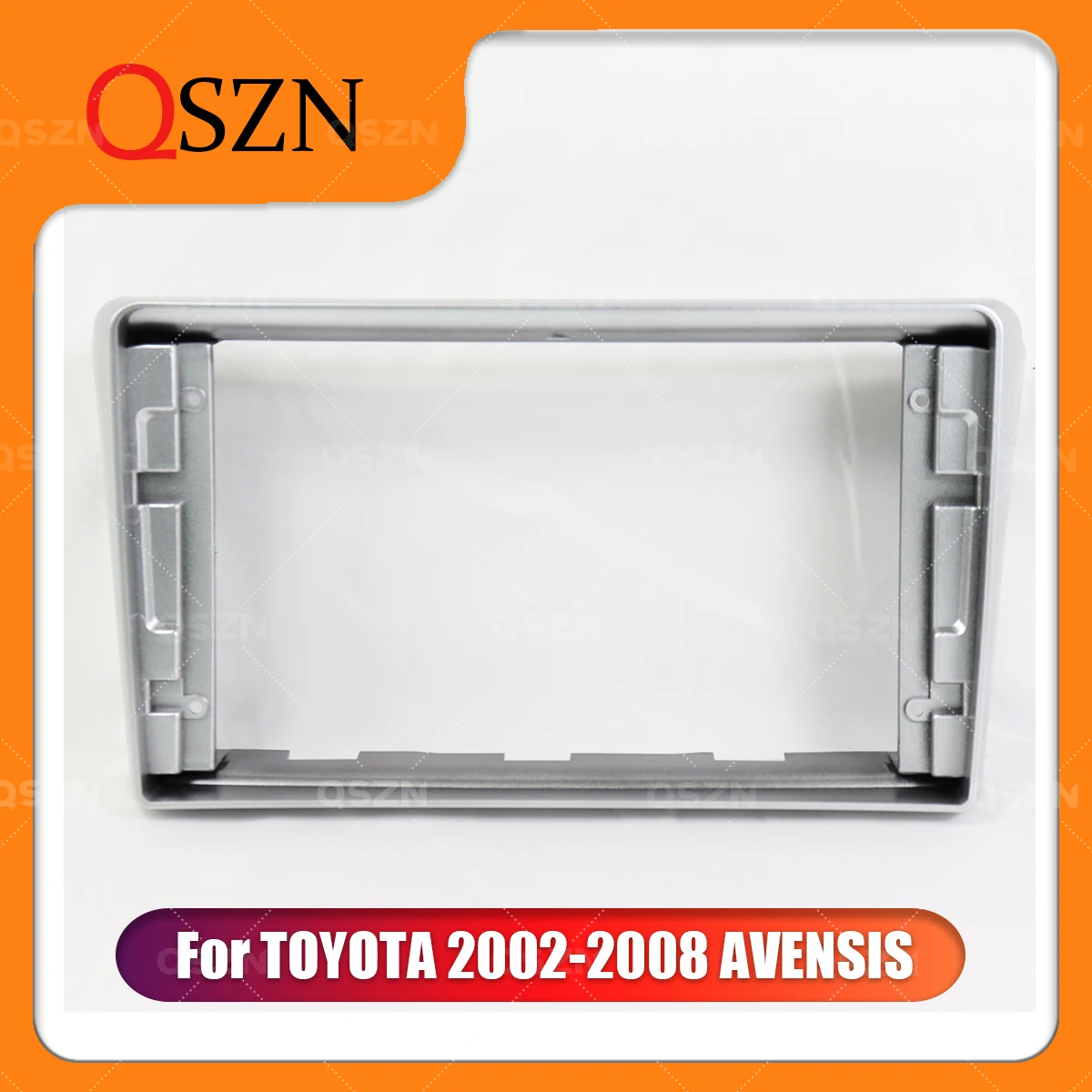 QSZN 9 Inch Car Radio Frame Fascia For TOYOTA 2002-2008 AVENSIS Bezel Panel Fitting Installation Frame Dashboard Mount Kit 2 Din