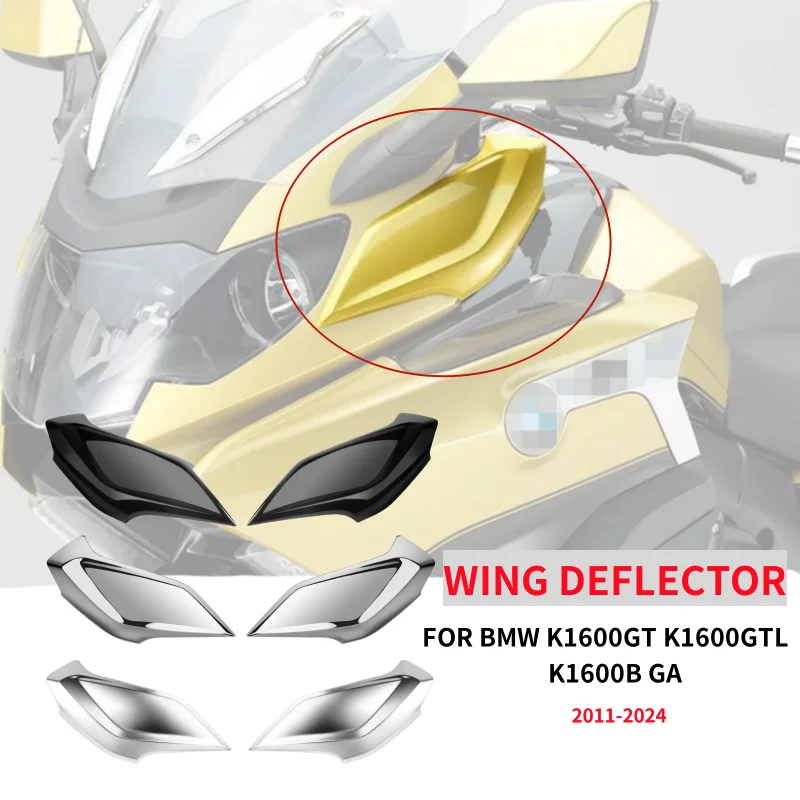 

Winglet Aerodynamic Wing Deflector Spoiler For BMW K1600GT K1600GTL K1600B GA 2011-2024 Motorcycle Accessories Fairing Side