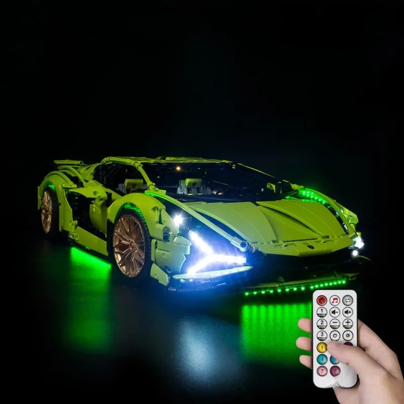 Kyglaring Led-verlichtingsset DIY-speelgoed voor 42115 Technic Sián FKP 37 Autoblokken Gebouw - afbeelding 2