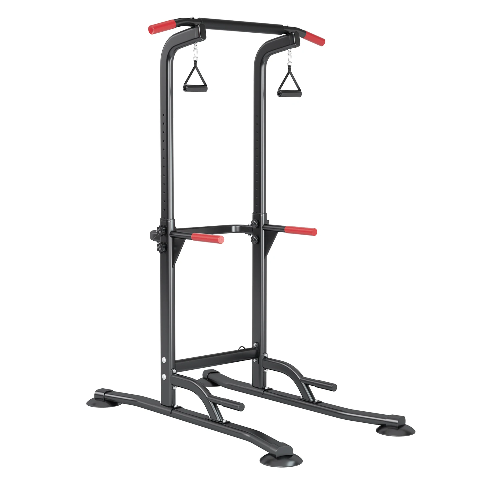 Barre de traction multifonction à hauteur réglable sur 9 niveaux, capacité de charge de 200 kg, exercices pour les abdominaux