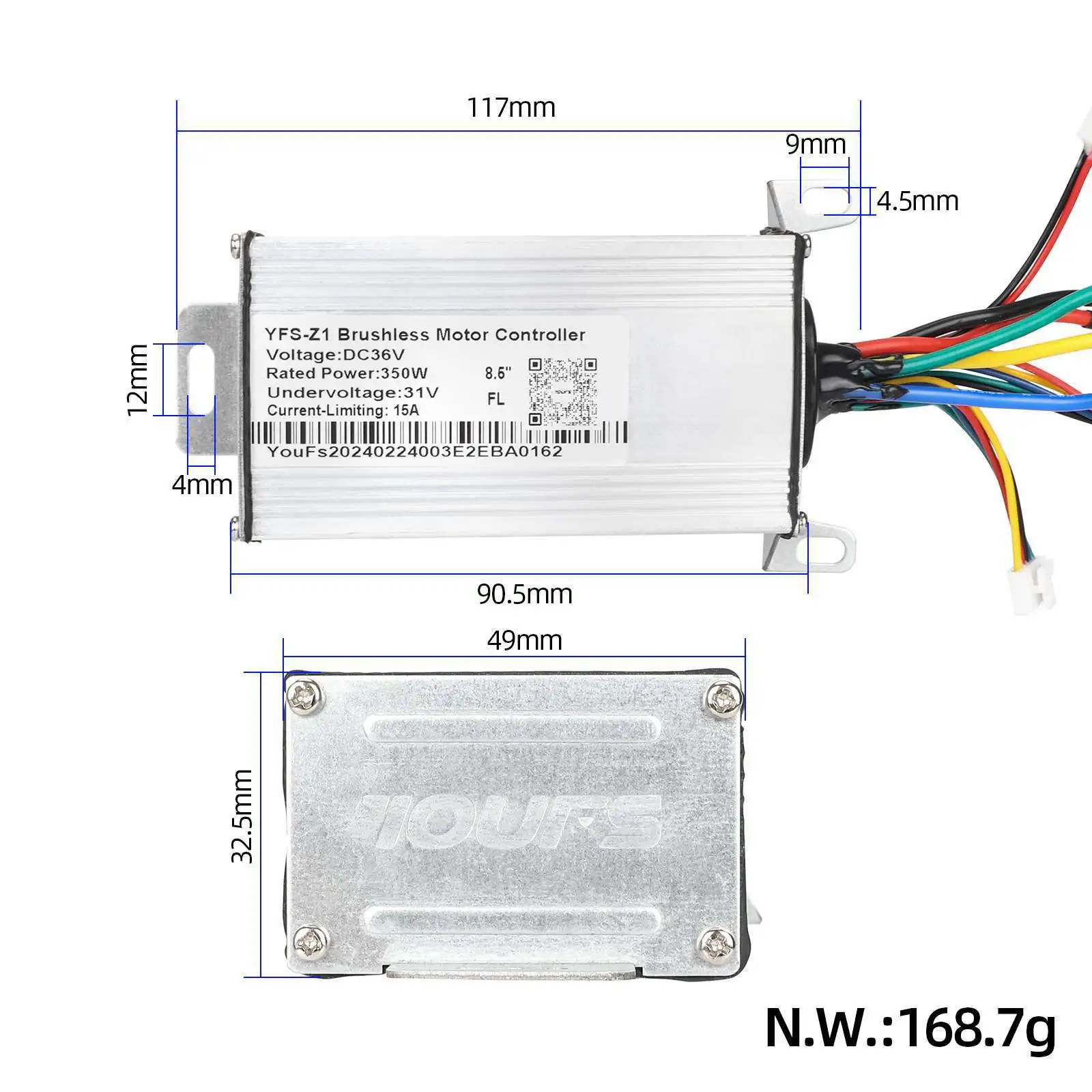 YFS 36V 15A 350W Controller Electric Scooter Bluetooth Board Instrument Throttle Tail Light For Copy/Similar Xiaomi M365 Pro