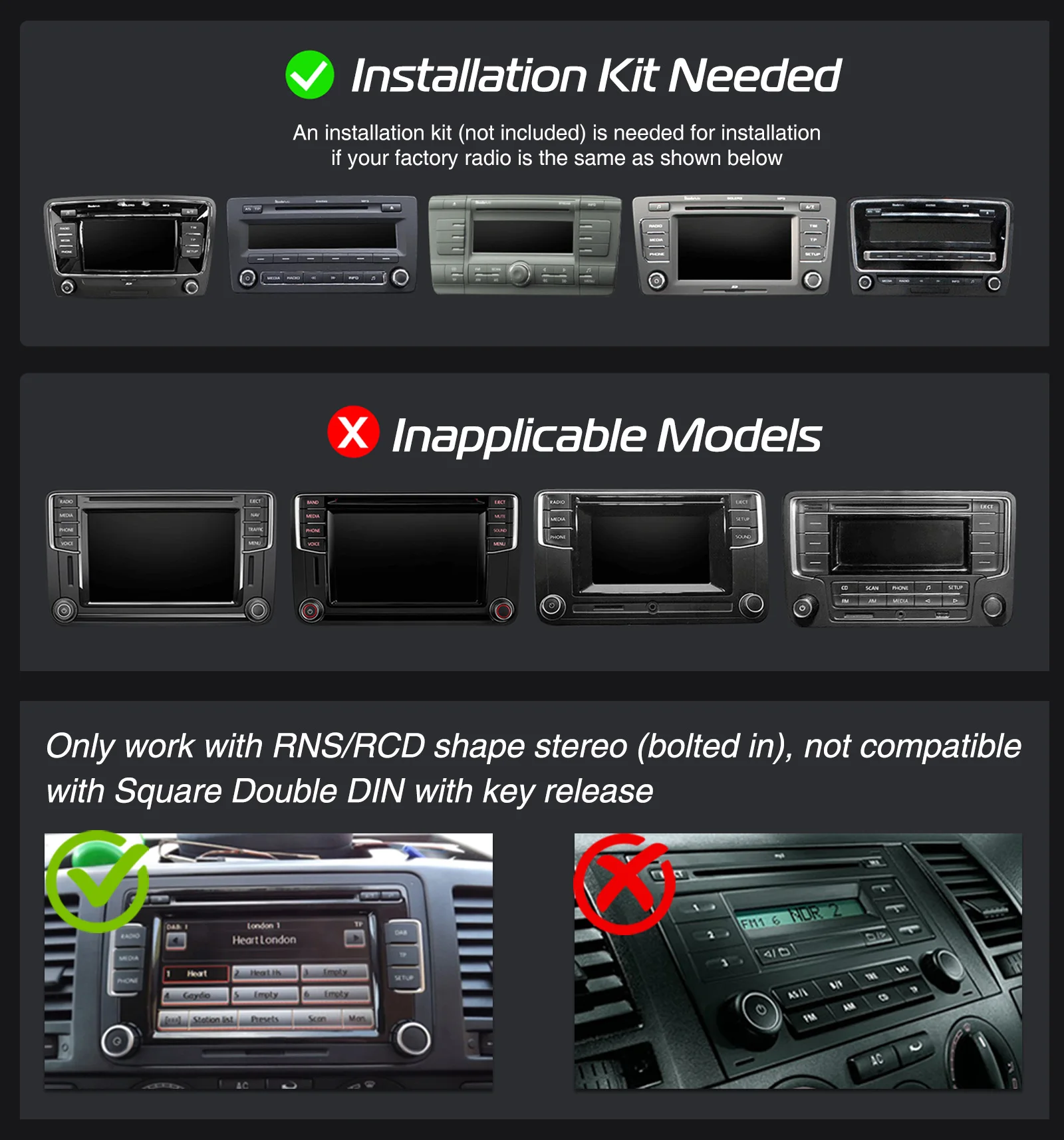 Autoestéreo ESSGOO Android15 9" 4+64G/6+128G para VW Tiguan Caddy EOS Jetta T5 Passat B6 B7 Polo 6R Golf 5 6 Touran Navegación GPS RDS WiFi 2+64G CarPlay Inalámbrico Android Auto Bluetooth FM Control de Volante Mirror 2