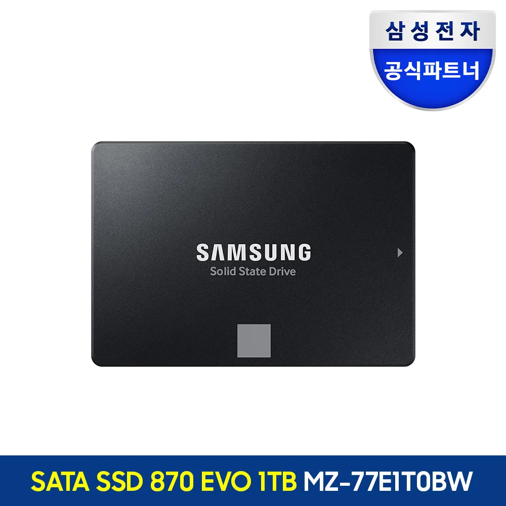 Samsung Electronics official certification Samsung 870 EVO SATA SSD 1TB genuine MZ-77E1T0BW