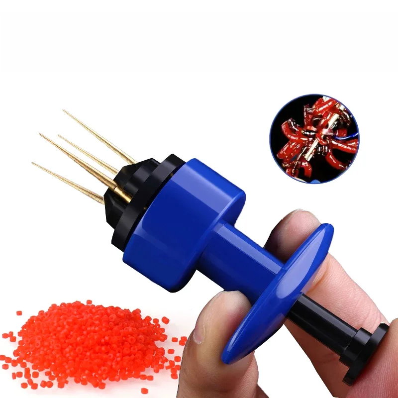 Clip d'appât ver de sang Clip d'appât appât Portable dispositif de ver de terre 1 ensemble de lignes de pêche appâts accessoires de pêche élastiques