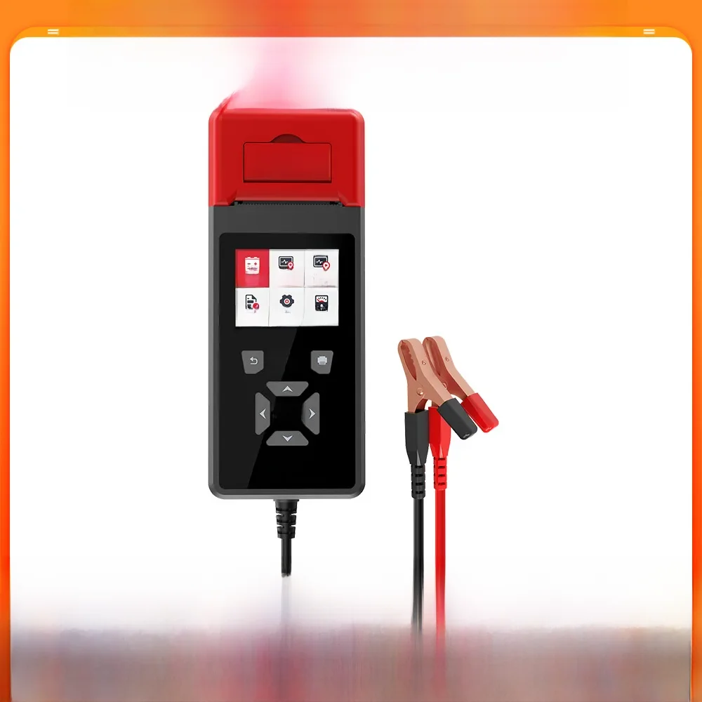 BM800 Tester akumulatora samochodowego z drukarką 6V 12V 24V Analizator akumulatora Test rozruchu i test ładowania oraz test maksymalnego obciążenia PK BT760 — 2
