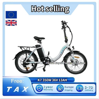 KAISDA K7 folding electric bicycle bike   36V  bike  13Ah 350W 25-28Km/h maximum speed mountain city road electric bicycle APP