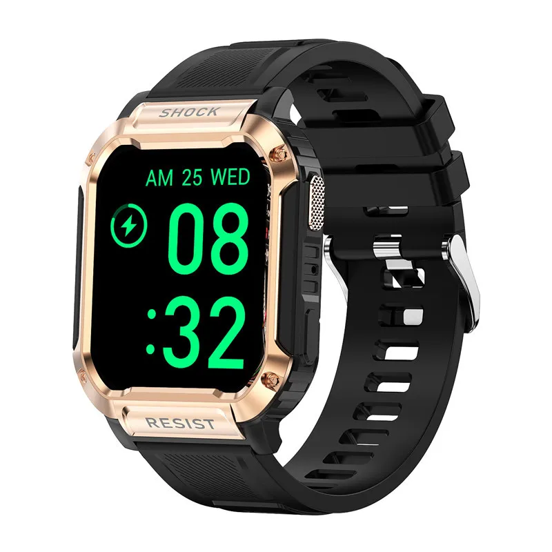 NK36 AI Voice Smart Watch For Men Women Multi-sports Mode Bracelet Blood Oxygen Monitoring Phone Bluetooth Music Play