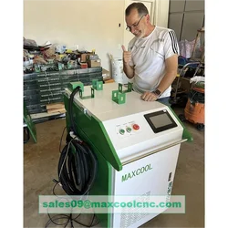 Prezzo di fabbrica Maxcool Pulitore per la rimozione della ruggine della macchina per la pulizia dei metalli laser a fibra portatile 3000w 2000W 1500W