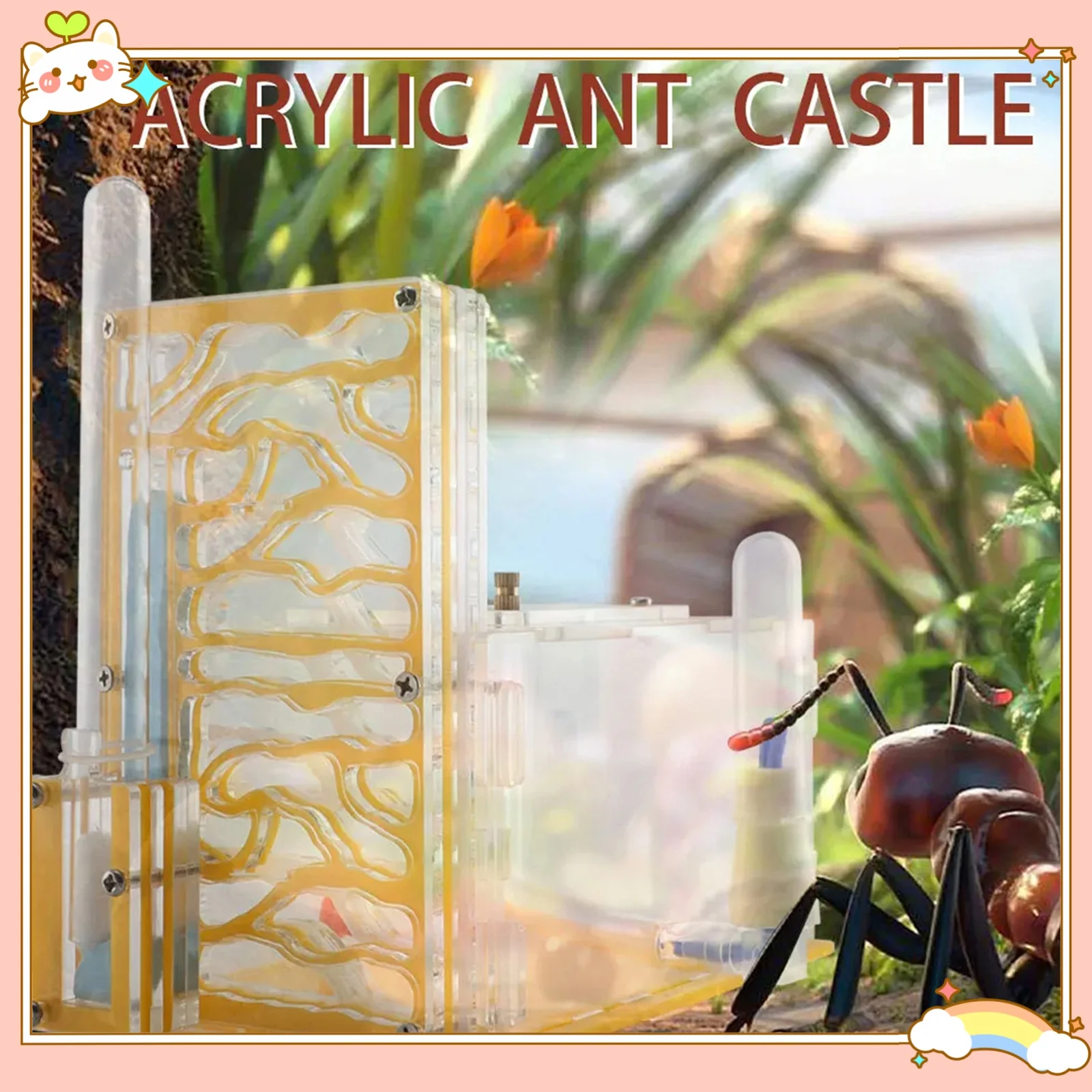 

ANT Housing Nest DIY Acrylic Display Box for Decoration Lovers Childrens Day Breeding Case Transparent Learning Birthday