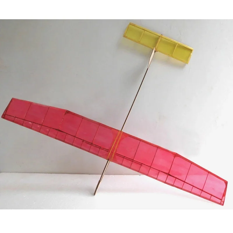 1 ensemble de planières de modèle de Traction remorquée en bois lancé à la main, jouets de bricolage, avion catapulte, pièces faites à la main pour Kit d'assemblage de compétition