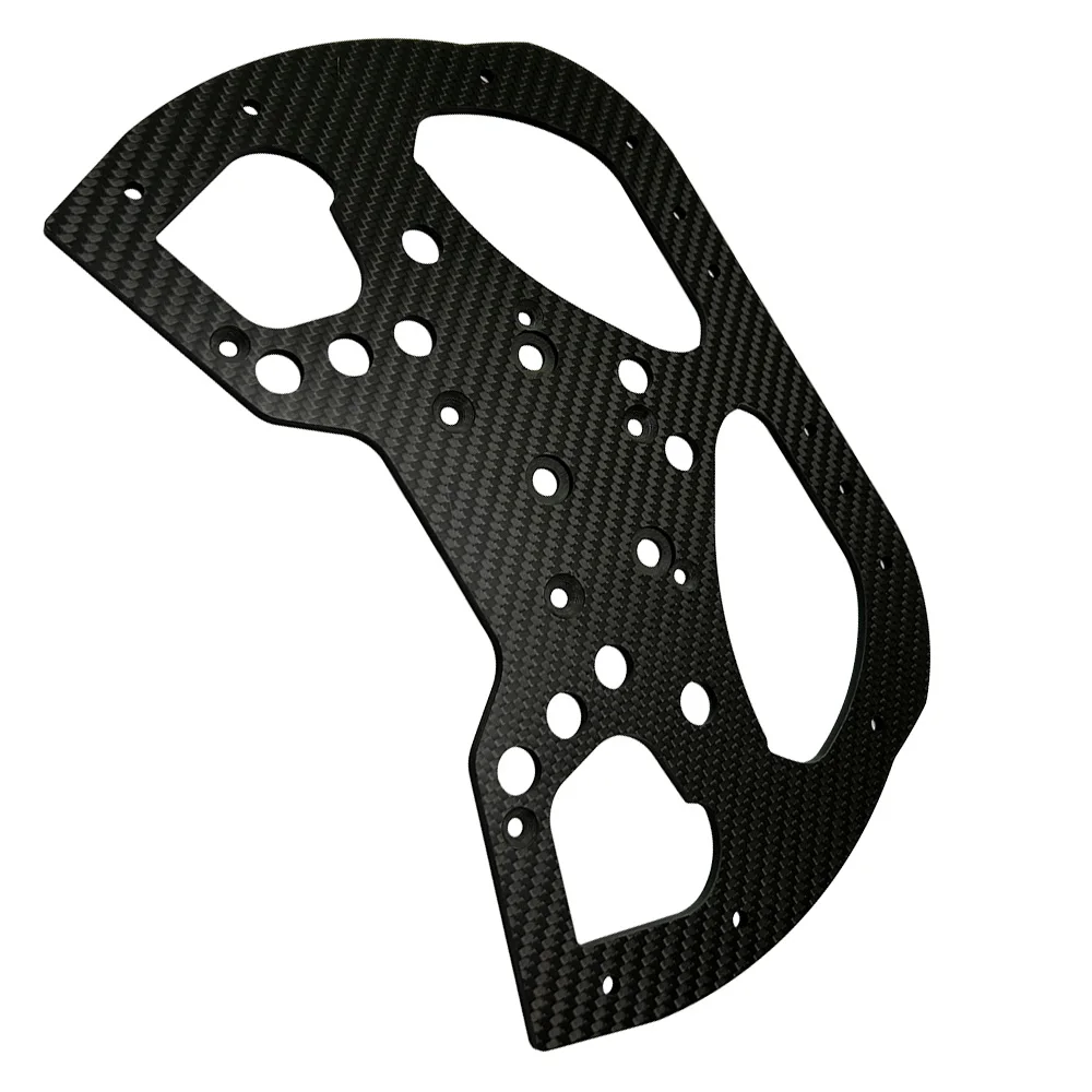 Custom Carbon Fiber Steering Wheel Parts Customized Carbon Fiber CNC Cutting Plate Services