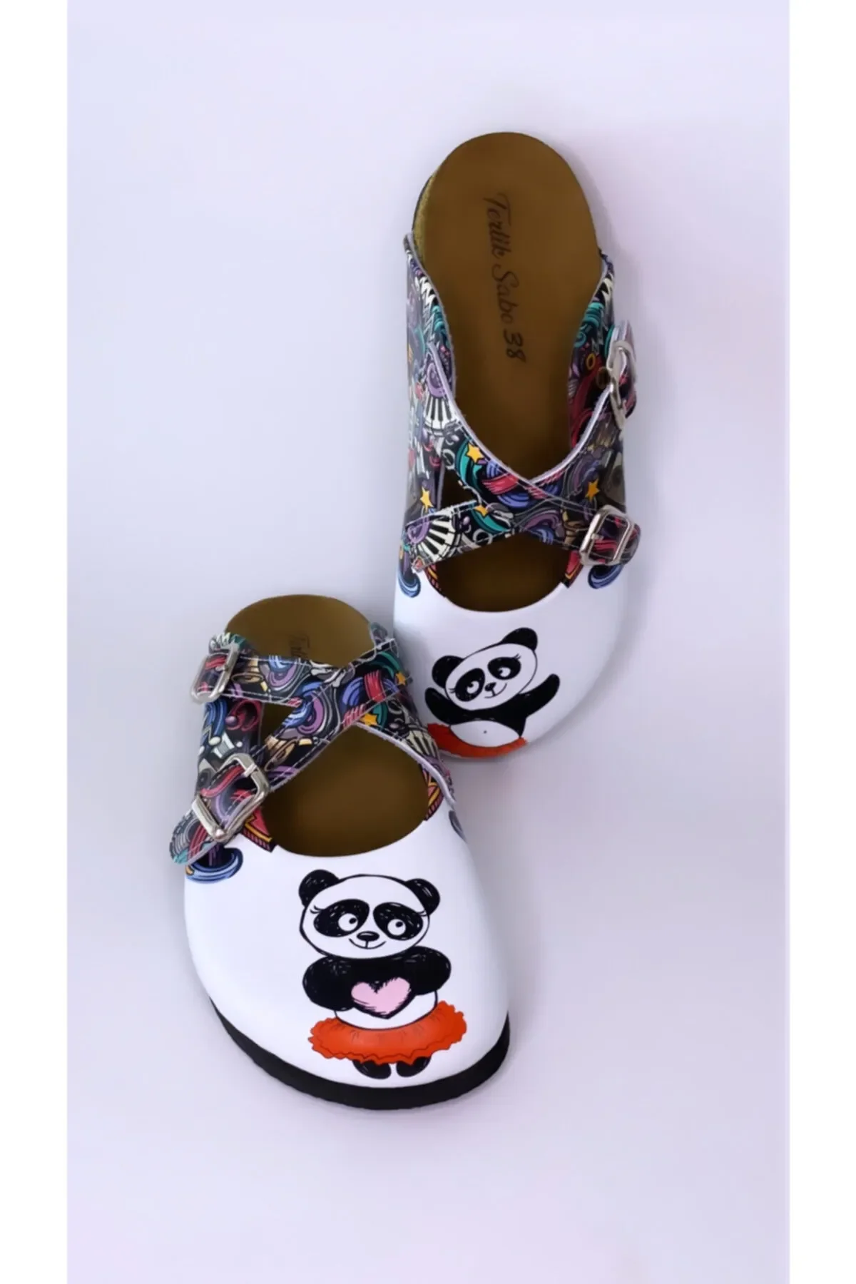 Zigzag Dancer Panda Mushroom Sabo Slippers casual shoes summer women fashion sandals clogs