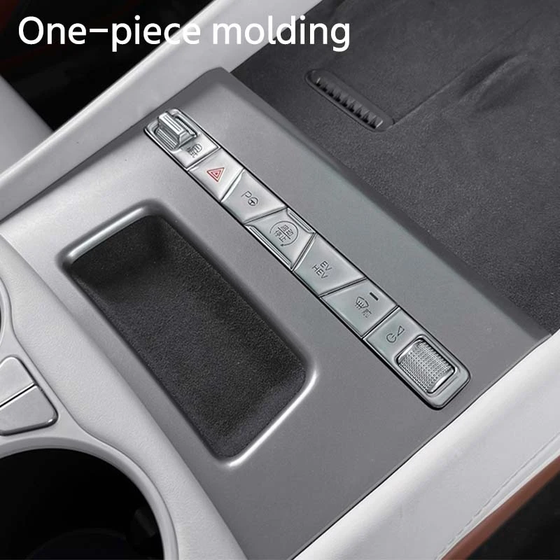 ل Byd Yuan Plus Atto 3 2025 سيارة التحكم المركزي زر ملصق خدش ارتداء مقاومة واقية غطاء شفاف قذيفة