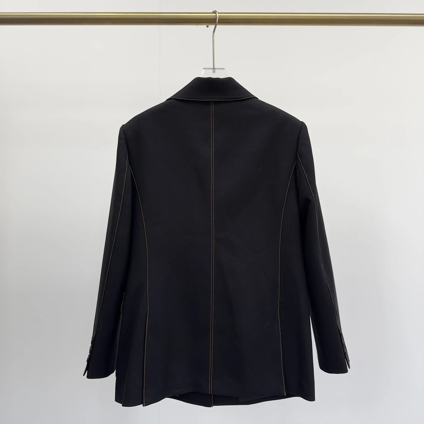 

2025 New suit solid long-sleeved coat jacket buttons lapel Fashionable Versatile Slimming Figure-hugging winter autumn