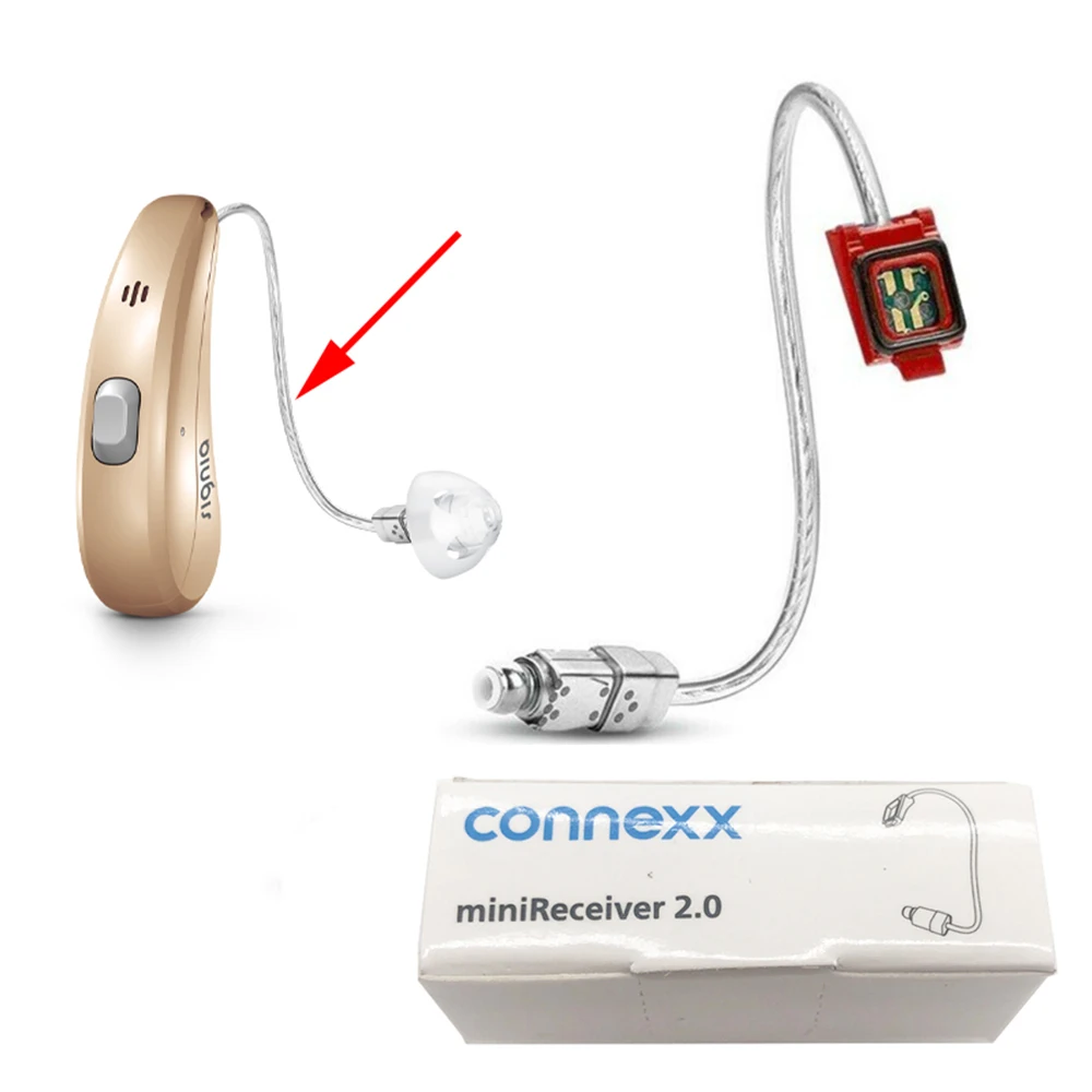 記章connexxmini受信機2.0、シーメンス/signia/rextonメトリックの交換