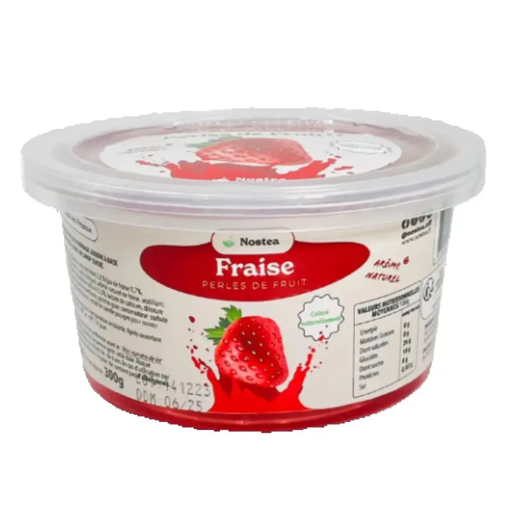 Bobba fruitparels voor bubble tea Nostea aardbei