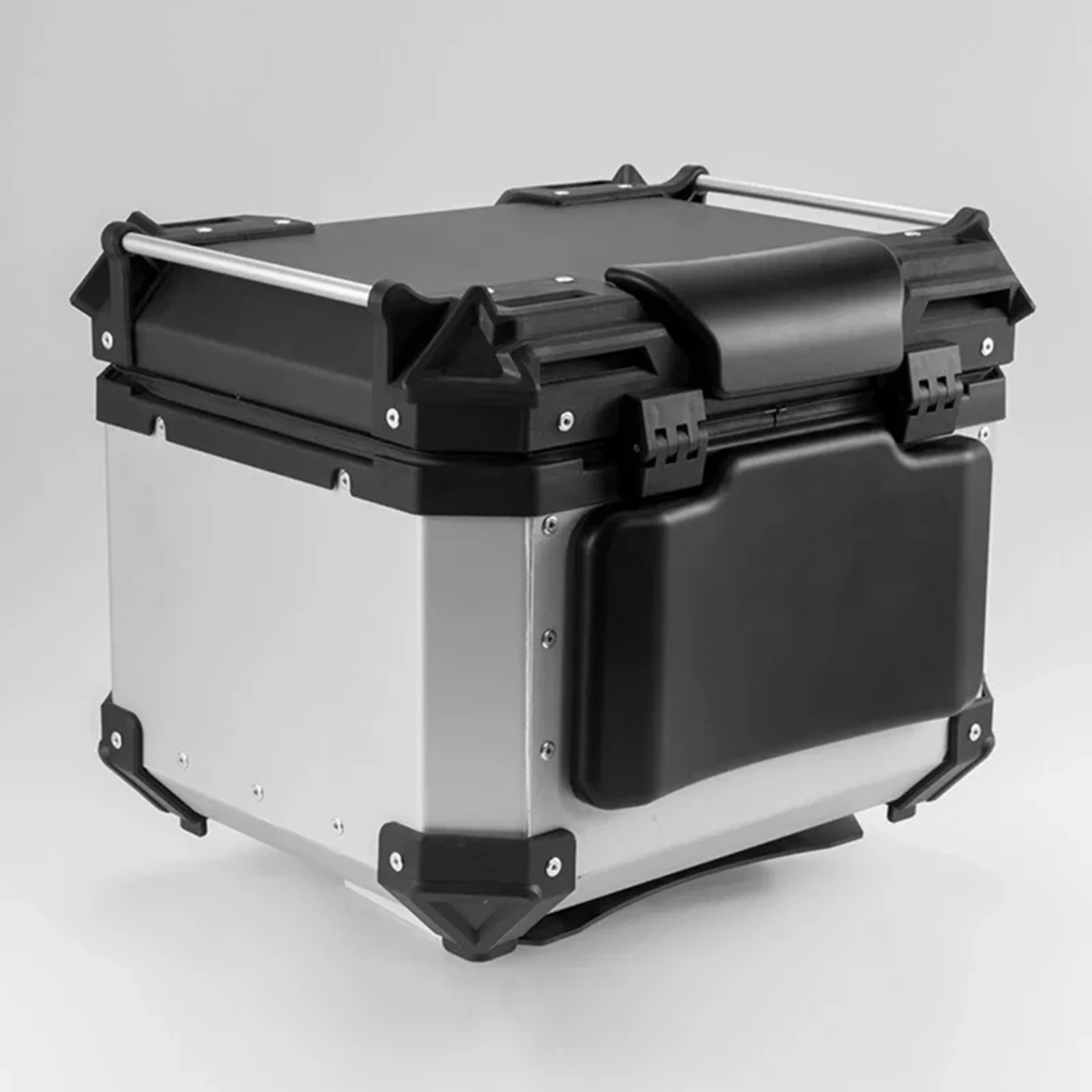 Motorcycle Passenger Backrest Pad Waterproof Storage Box Back Cushion Luggage Case Back Cushion Easy to Install Back Cushion