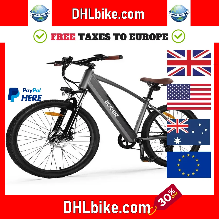 2025 Electric Bikefor Adults -468Wh Removable Built in Battery, 350W(Peak 500W) Brushless Motor Mountain Ebike, 26X2.1 Tire Step