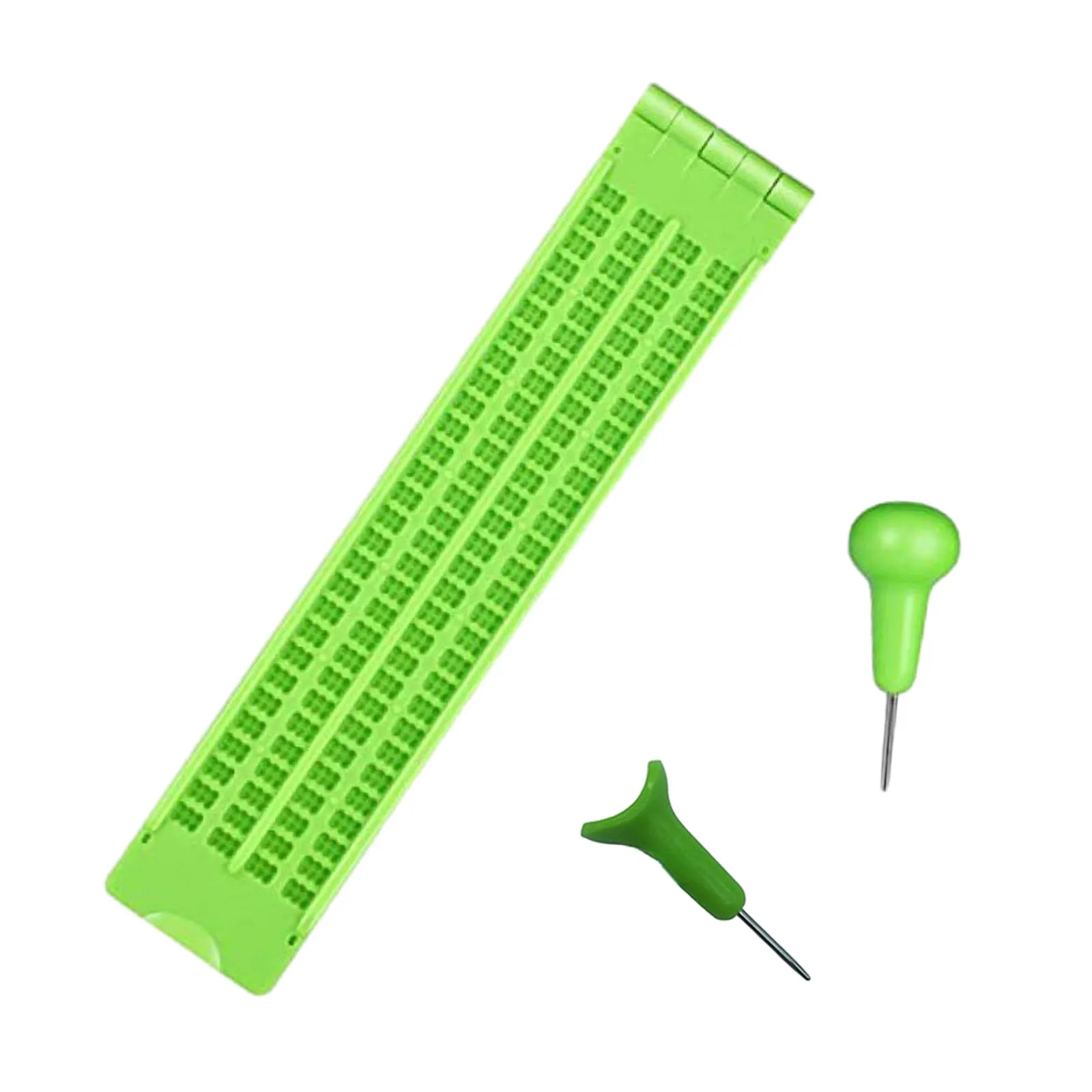 Braille Scrittura Ardesia Braille Tastiera Scrittura Cieca Materiale didattico Strumento educativo per uomini Donne Principianti Scuola