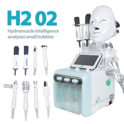 protable H2 O2 Oxygen facial skin care Co2 small bubble skin rejvenation Acne Treatment with products pod gel Facial Machine