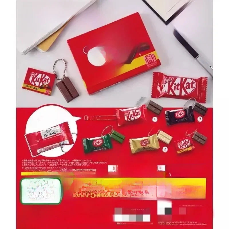 Bandai – pendentif de sac animé Gashapon, mignon Kawaii, Miniature, chocolat, café, collation, nourriture, porte-clés, modèle Capsule, jouets, cadeau