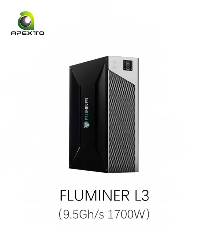 BRAND NEW SELLING Fluminer L3 9.5Gh/s 1700W Dogecoin Litecoin Bells Miner FAST SHIPPING