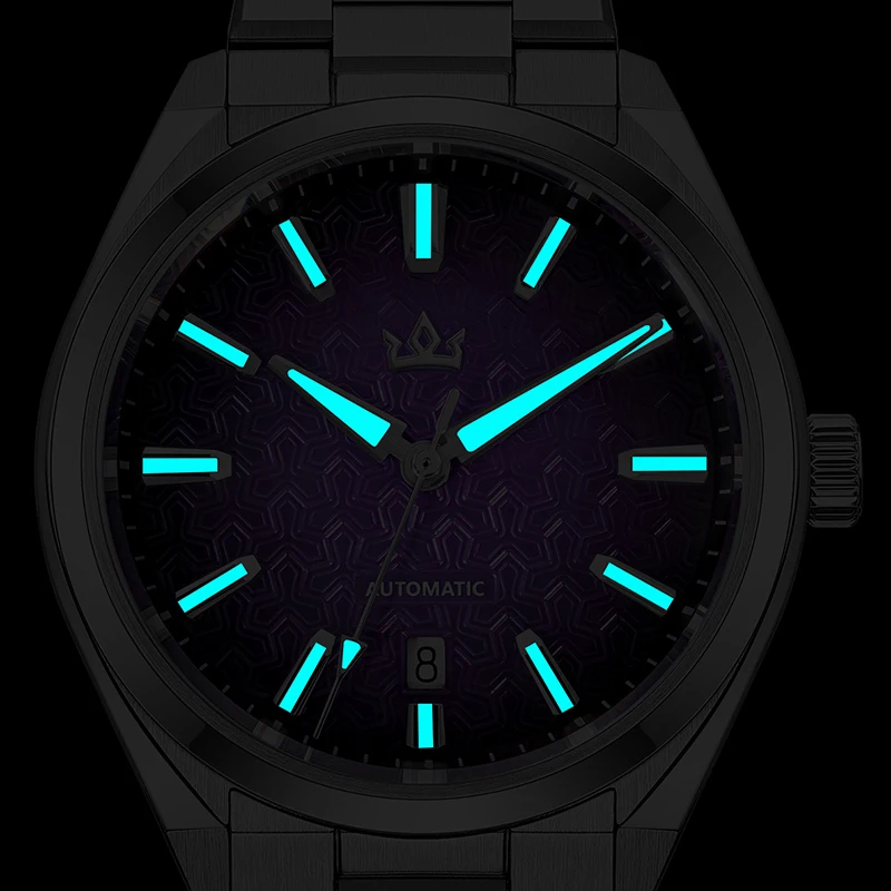 AddiesKin K014 Premium Automatic Mechanical Watch Men ST2130 Caliber 28 Jewels 28800BPH Sapphire Crystal Shell Relief Dial 200M