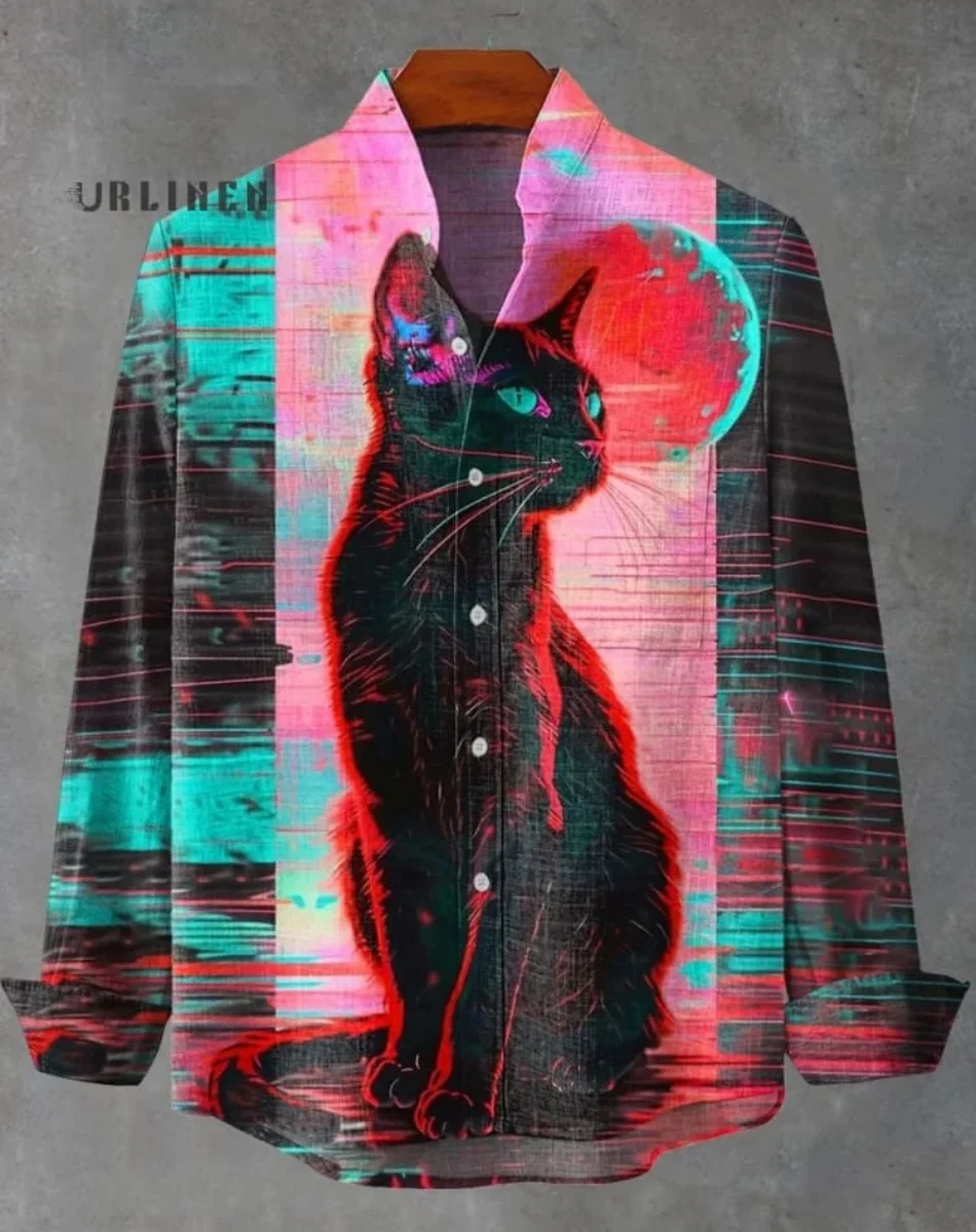 ใหม่ศิลปะบทคัดย่อชายเสื้อ 3D การพิมพ์ Unisex Casual แฟชั่นเสื้อแขนยาวขนาดใหญ่ Unisex เสื้อผ้าเสื้อฮาวาย