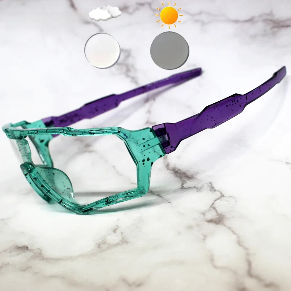 AliExpress OMEKOL Brand New Photochromic Cycling Glasses Men Women Outdoor Sports Sun Glasses Bike Bicycle Eyewear MTB Baseball Sunglasses