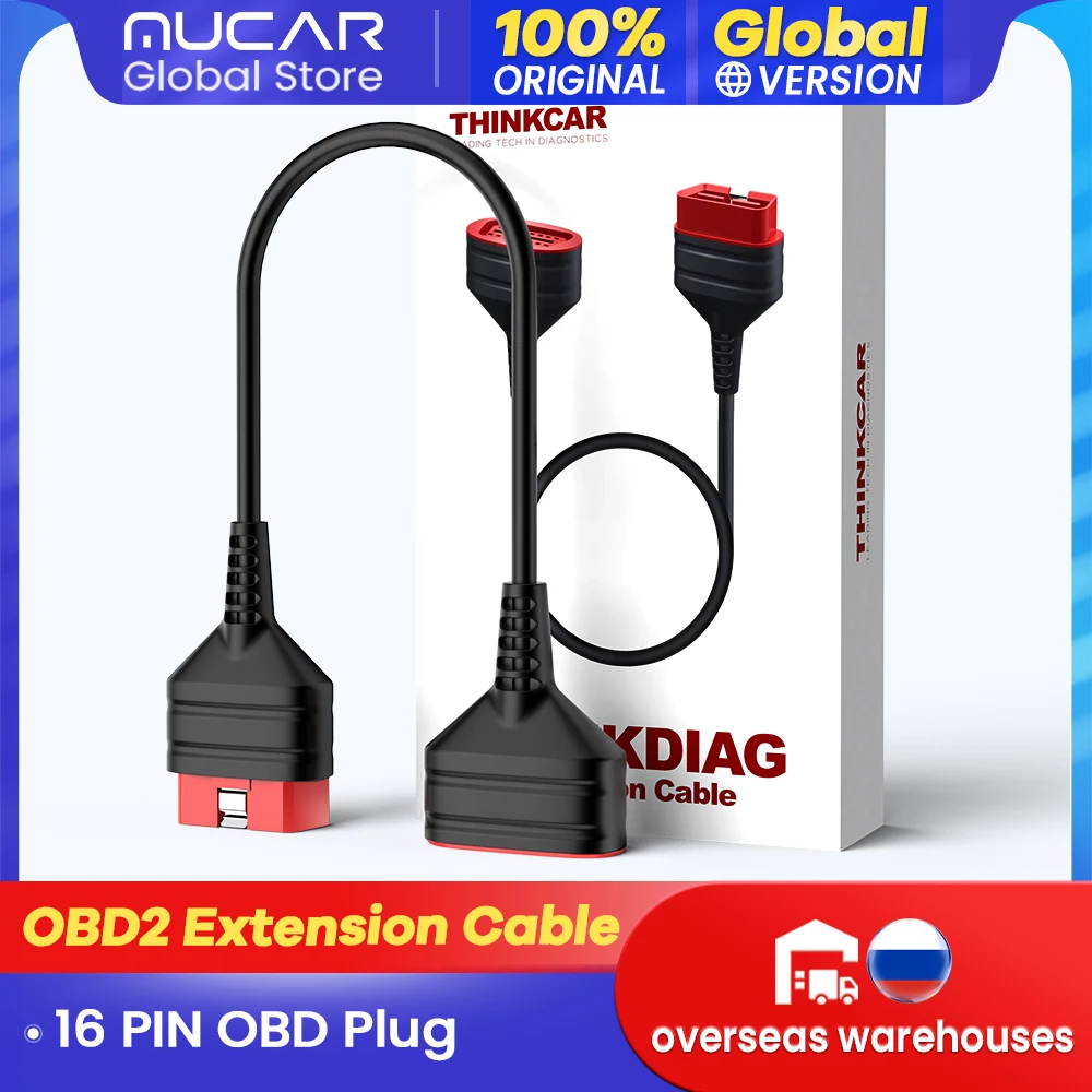 Thinkcar OBD2 Main Extended Connector 16Pin Male to Female Original Extension Cable Stronger Faster