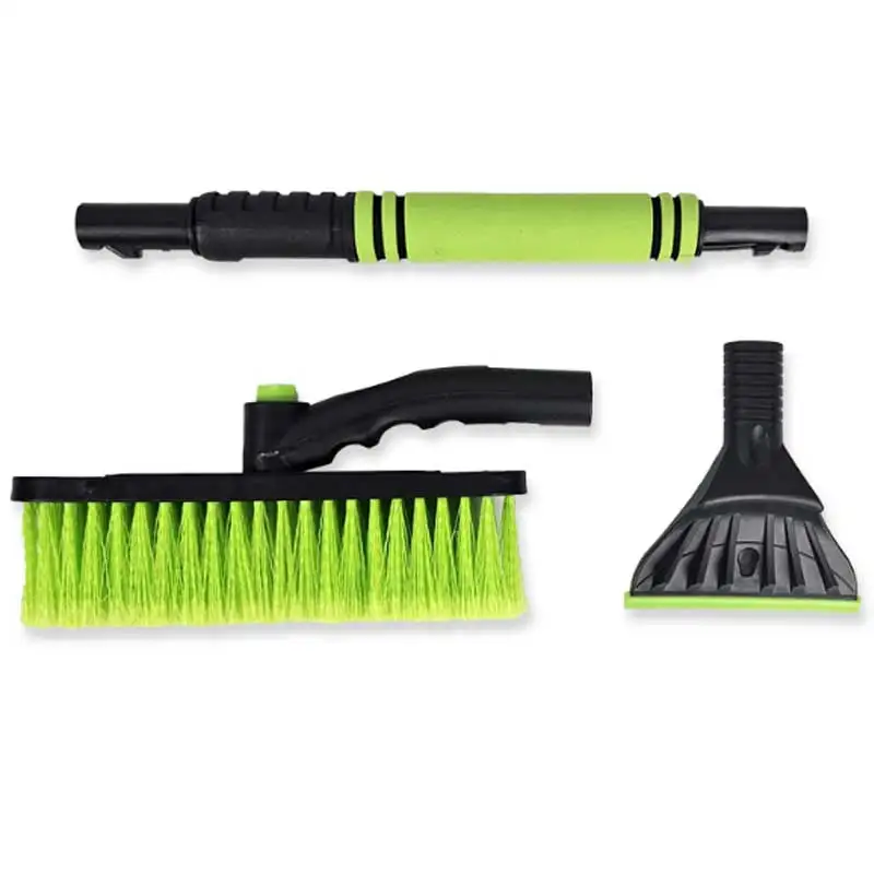 2-in-1 car windshield snow removal scraper brush