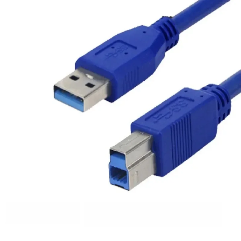 1m Usb3.0 Printer Cable A Male B Male Printer HDD-BOX CD-ROM Usb3.0 Data Printer Line Wire A to B Male USB 3.0 USB3 Print Cable