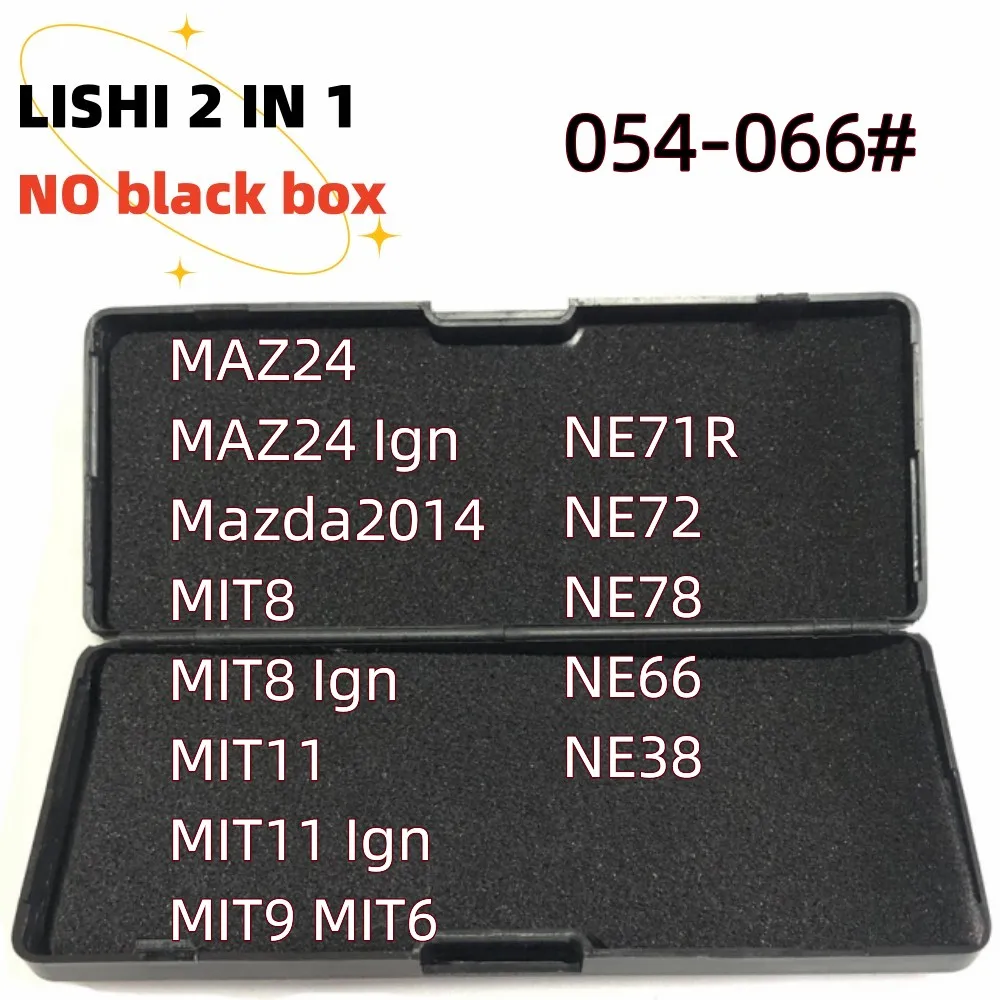 No black box lishi 2 in 1 MAZ24 for MAZDA2014 MIT8 MIT11 MIT9 MIT6 NE71R NE72 NE78 NE66 ME38 Ign LiShi 2in1