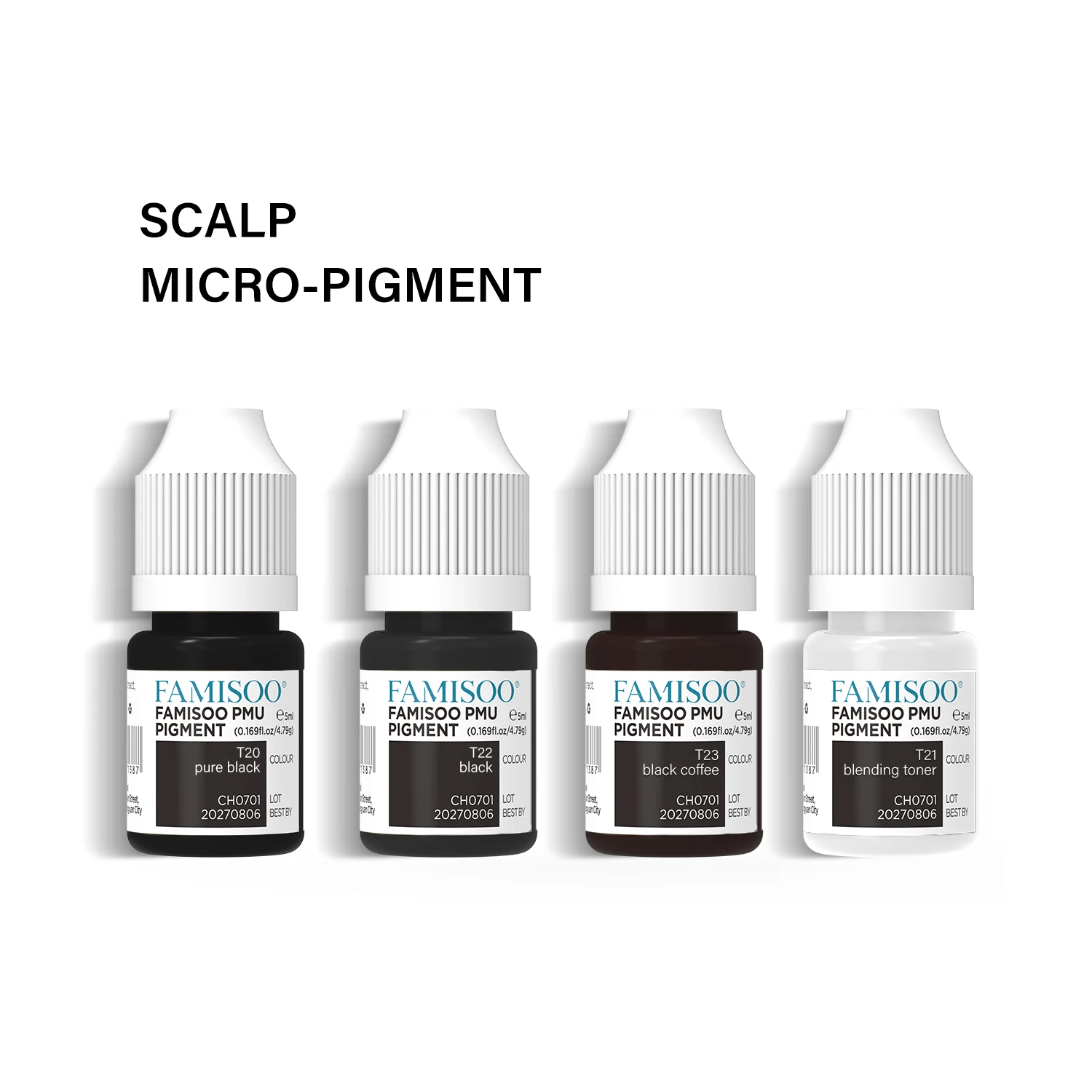 Powder liquid pigment 5ML tattoo pigment eyebrow eyeliner pigment professional semi permanent makeup pigment beauty art