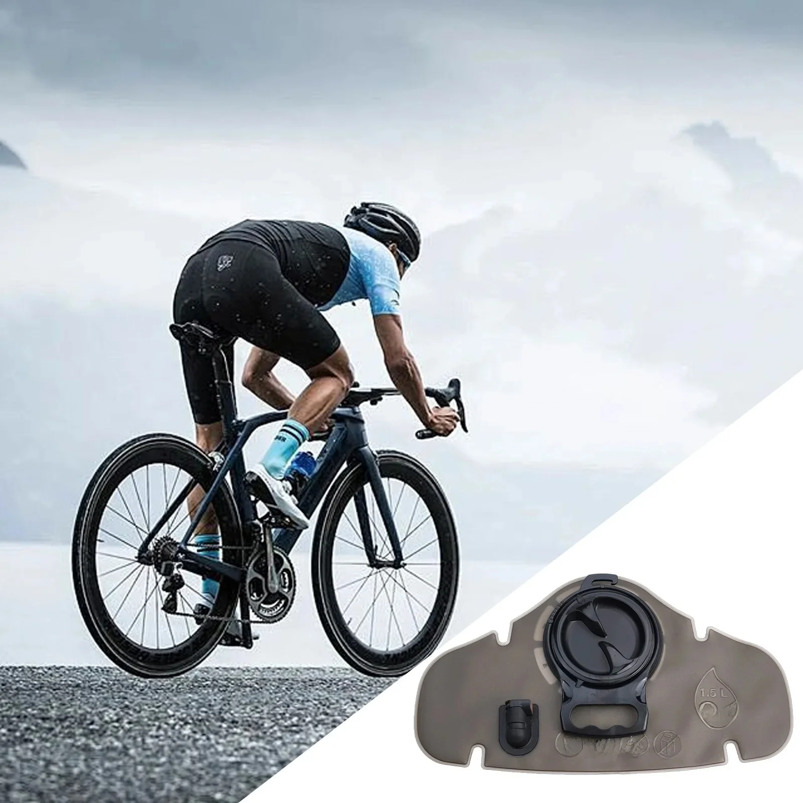 AliExpress NONE 1PC 1.5L TPU/EVA Sport Hydration Bladder Hiking Camping Water Bag Backpack Large Capacity Water Bladder Cycling Equipment