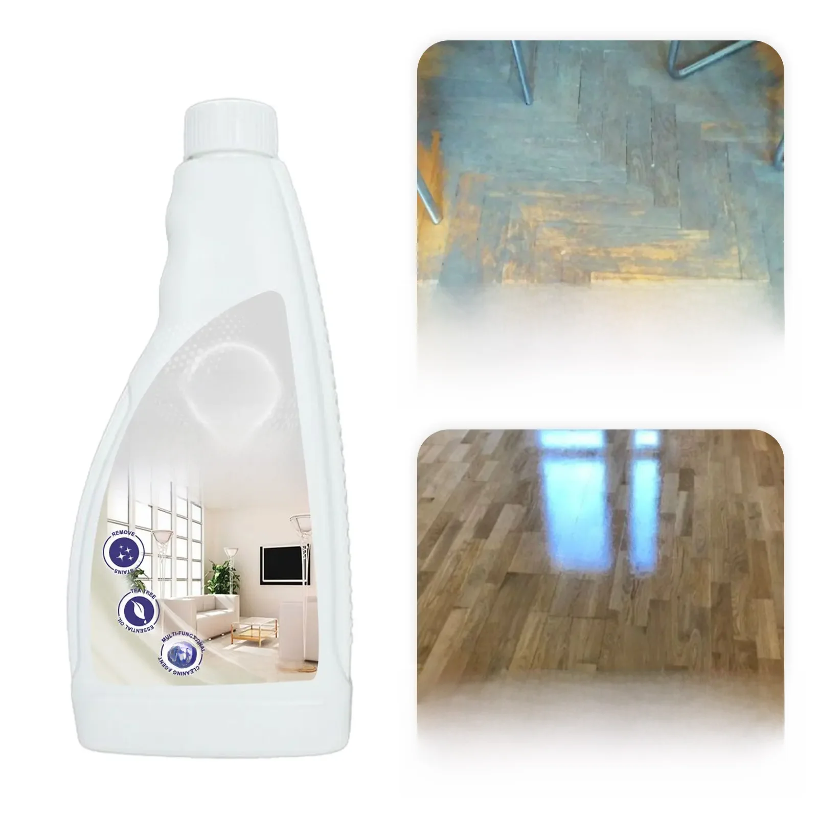 Agent de nettoyage de sol, saleté de carrelage, nettoyage éclaircissant, forte élimination des taches, sol en bois, polissage des rayures, liquide nettoyant pour carrelage