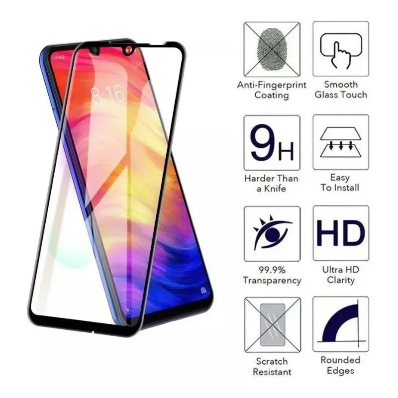 Clear Case + 3D Glass Film Case Kit for Xiaomi Note7/ 7Pro/ Note8/ Note8T/ Note 8 Pro/ Note9/ 9s/ 9Pro