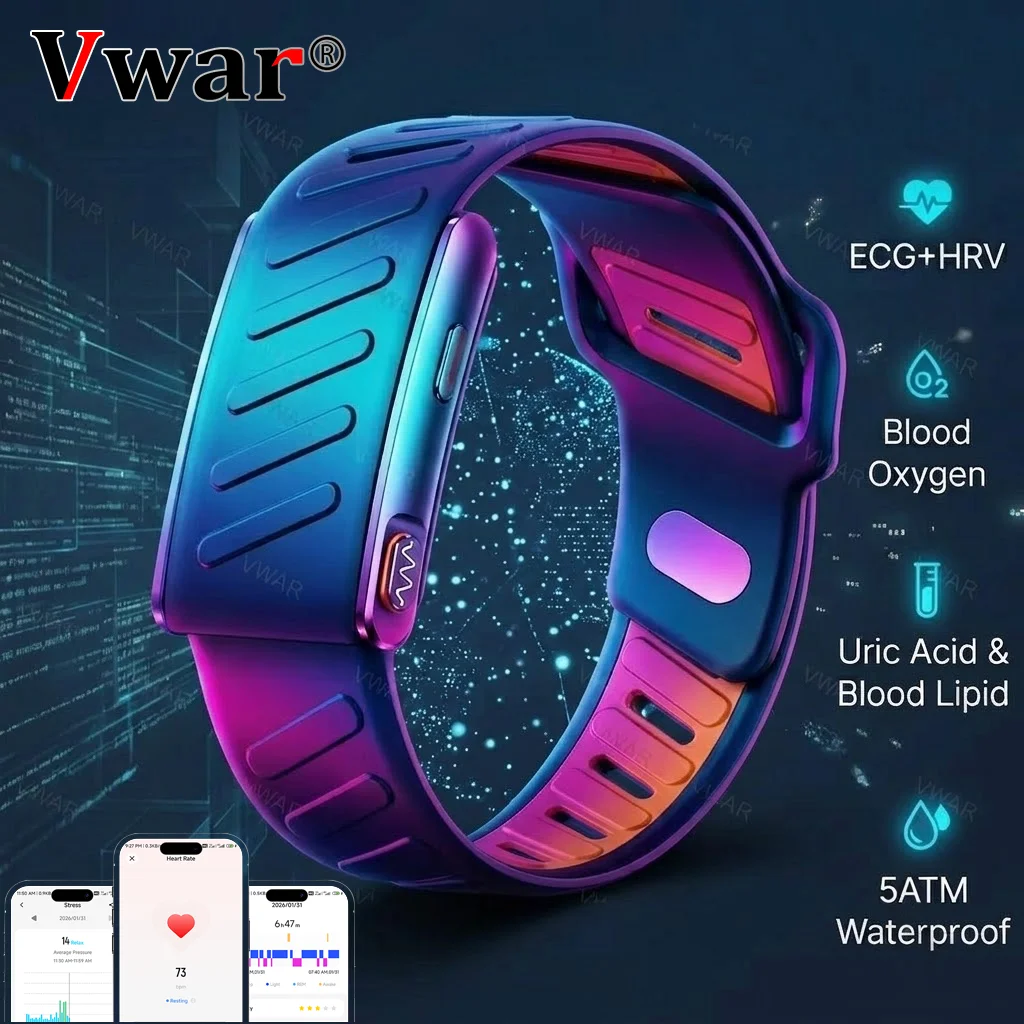 VWAR MG Screenless Fitness Tracker Body Composition Health S