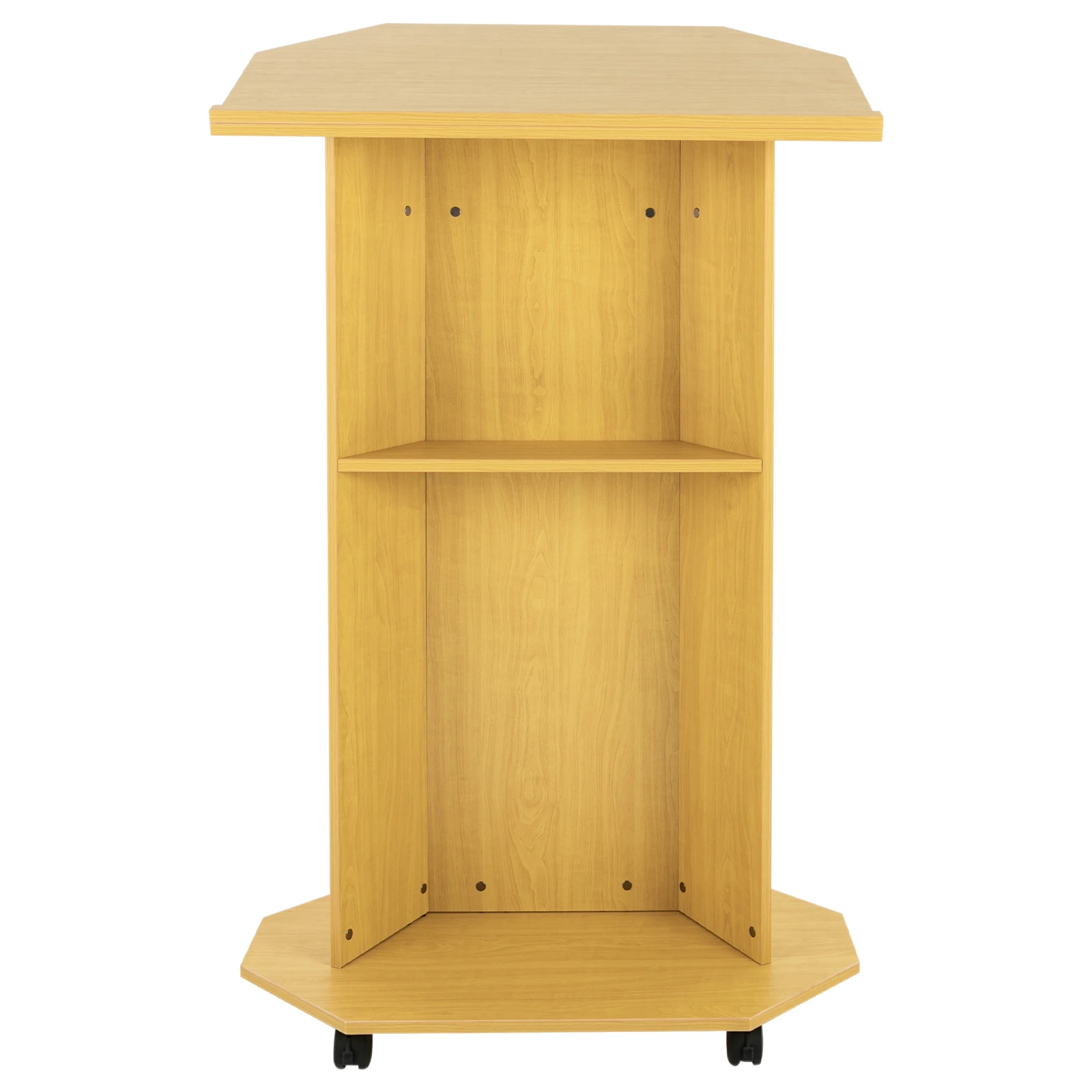 Rectangular Oak Color Conference Presentation Stand, Presentation Standing for Classroom, Desk for Classroom Church ,Schools