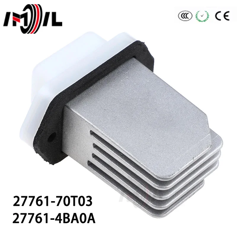 

27761 4BA0A Auto HVAC Fan Blower Motor Resistor 27226-70T03 27761 70T03 For Nissan Sentra Rogue NV1500 NV2500 Qashqai Sunny Juke