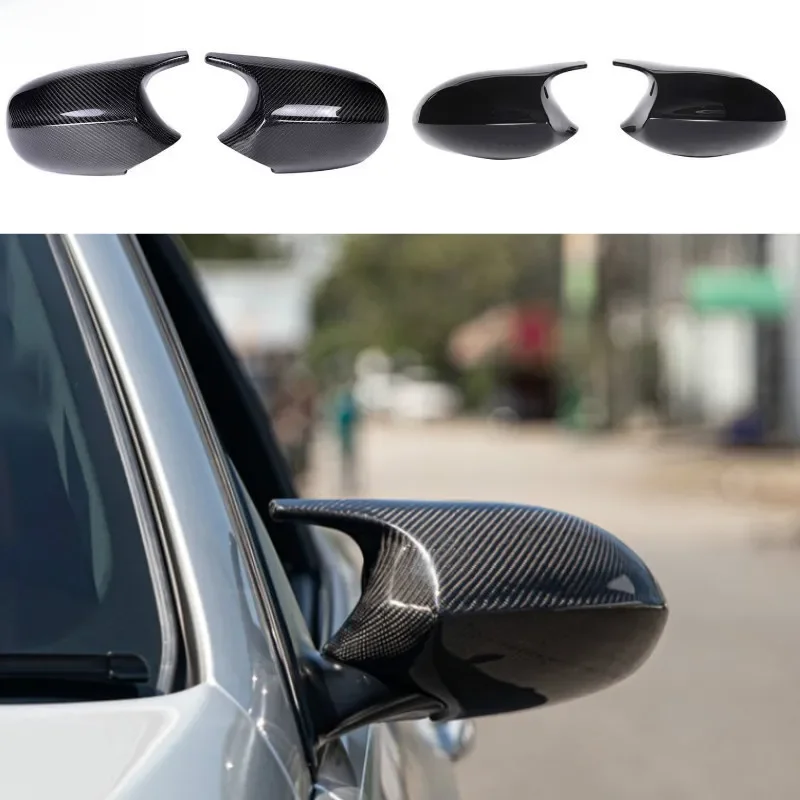 E90 E91 Zwart M3 Stijl Cover E81 E82 E87 E88 voor BMW 1 3 Serie E92 E93 Koolstofvezel M Look Achteruitkijkspiegel Cap Auto Accessoires - afbeelding 2