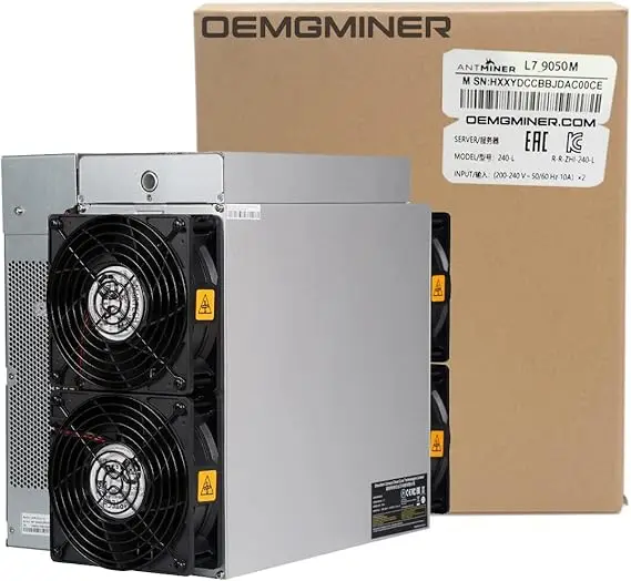 NA BUY 4 GET 2 FREE New Bitmain Antminer L7 9050M Doge Coin & Litecoin LTC Coin Asic Miner Crypto Mining Machine Bulit-in PSU Sh