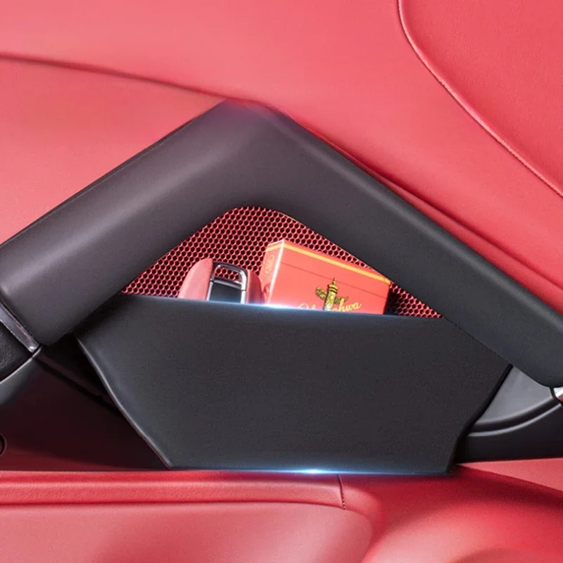 Do Porsche Cayenne 2018 2019 2020 2021 2022 2023 2024 Schowek na klamkę samochodową Organizer Pudełka Akcesoria samochodowe — zdjęcie 2