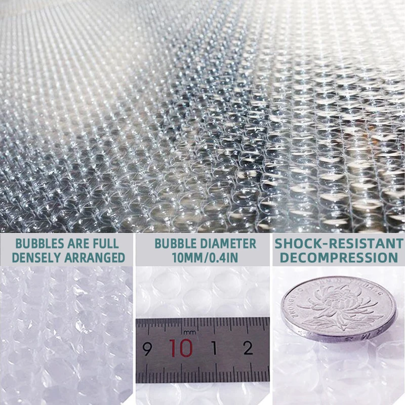 40cm x 10m Commercial Grade Bubble Wrap Roll Maximum Density Supreme Protection for Pallet Wrapping Export Logistics Shipping