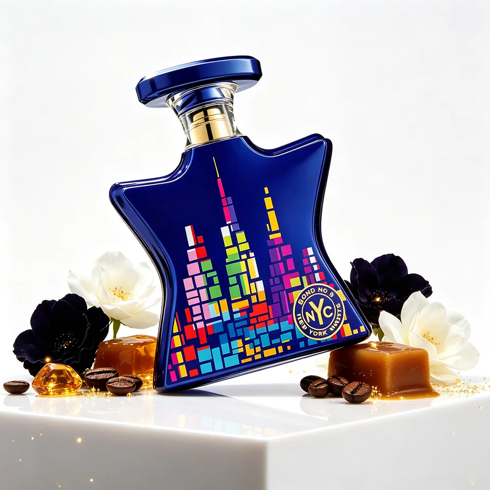 Bond No.9 New York Nights Perfume 100ml Unisex Amber Scent Jasmine Gardenia Carnation Coffee Caramel Patchouli Sandalwood Long Lasting EDP Luxury Star Bottle Gift view 7