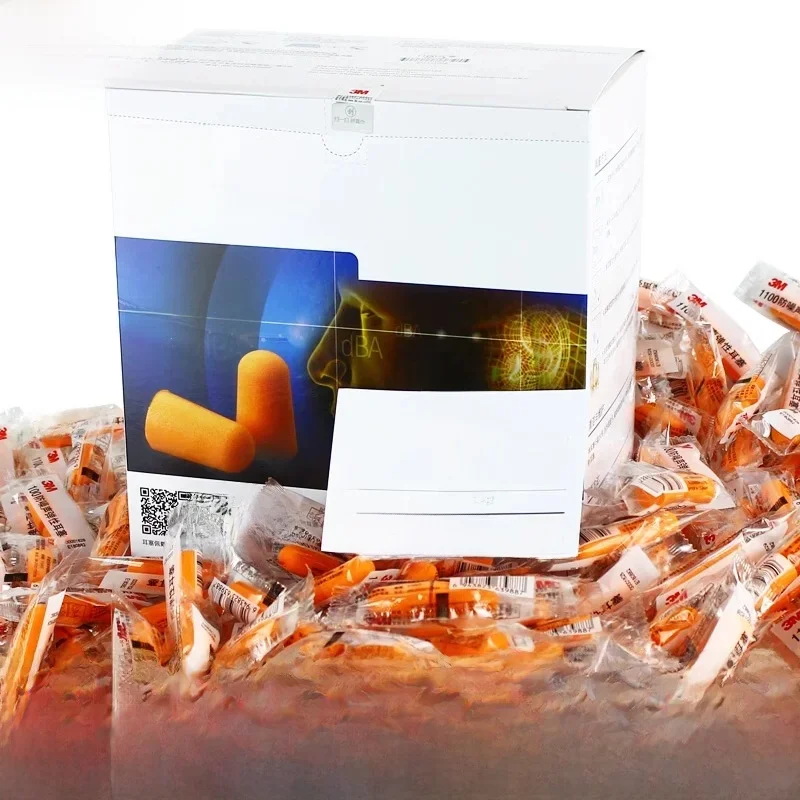 Bouchons d'oreille en mousse à balles, anti-bruit, anti-déchirure, anti-poussière, degré de conversion, travail flexible, assistant d'étude, 3m, 1100