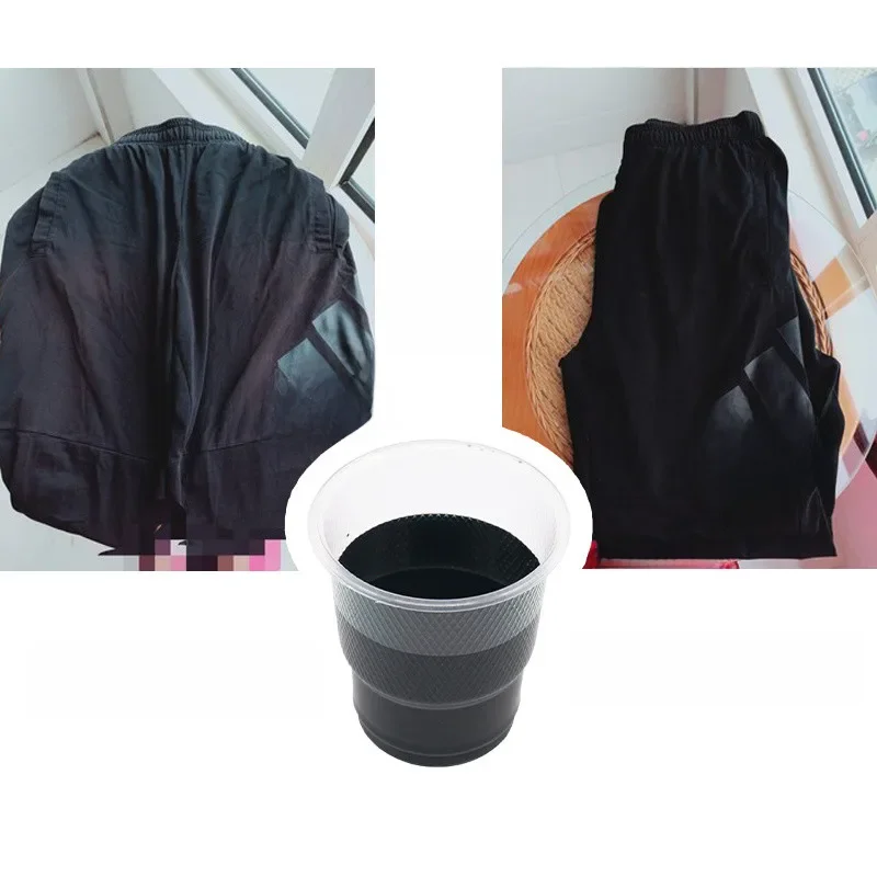 Peinture pour tissu, 10g/20g/50g, colorant de couleur noire pour vĂȘtements, teinture Textile, peinture de rĂ©novation pour vĂȘtements